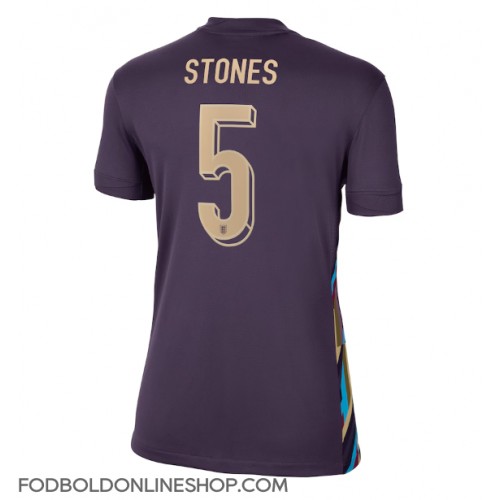 England John Stones #5 Udebanetrøje Dame EM 2024 Kortærmet